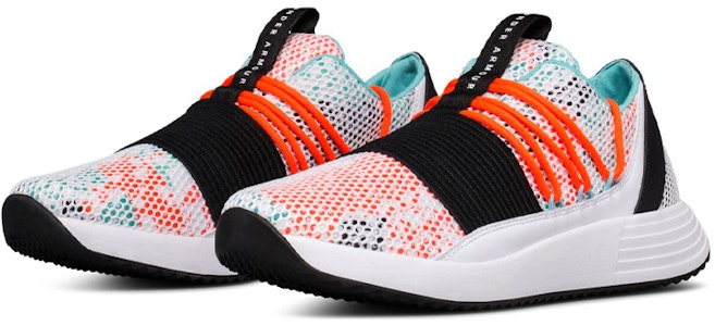 (W) Under Armour Breathe Lace 'Blanco Negro Rojo' 3019973-100 Lookbook (W) Under Armour Breathe Lace 'Blanco Negro Rojo' 3019973-100