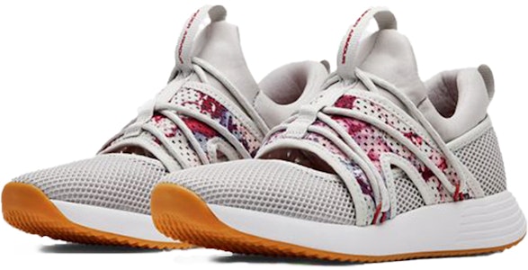 (W) Under Armour Breathe Sola 'Gris Blanco Púrpura' 3021822-100 Lookbook (W) Under Armour Breathe Sola 'Gris Blanco Púrpura' 3021822-100