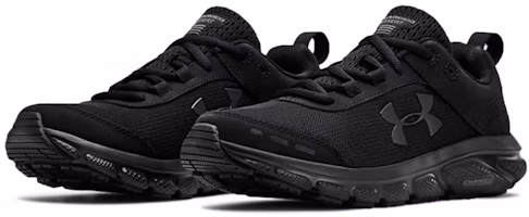 Lookbook Under Armour Charged Assert 8 耐磨 低筒 跑步鞋 女款 全黑
