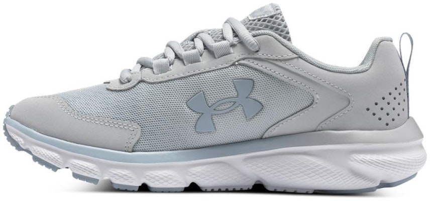 Women Under Armour Charged Assert 9 Grey Blue Comfort Versatile