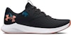 (W) Under Armour Charged Aurora 2+ 'Hitam Buah Peach' 3025238-004