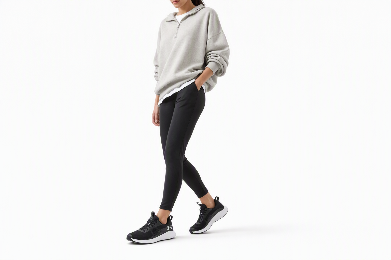 Order (Women) Under Armour Charged Aurora 'Black White' 3022619-001