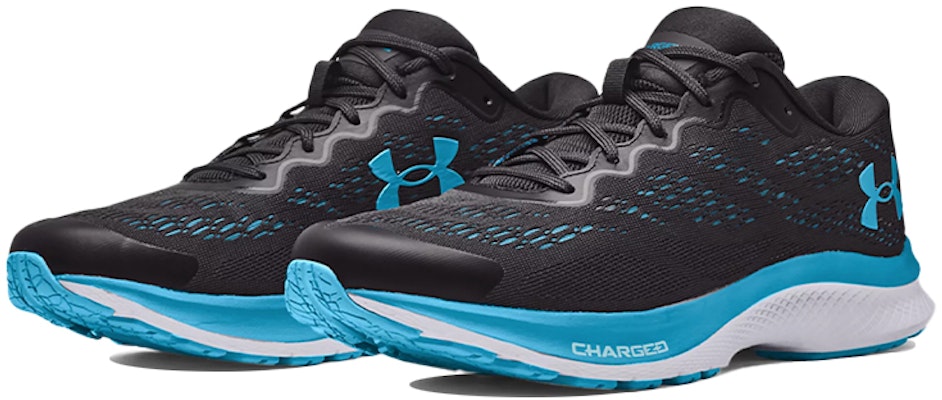 (W) Under Armour Charged Bandit 6 'Hitam Biru' 3023023-103 Lookbook (W) Under Armour Charged Bandit 6 'Hitam Biru' 3023023-103
