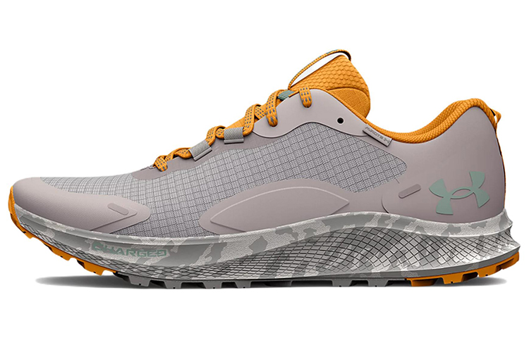 (Women) Under Armour Charged Bandit Trail 2 'Grey Yellow' 3024763-103
