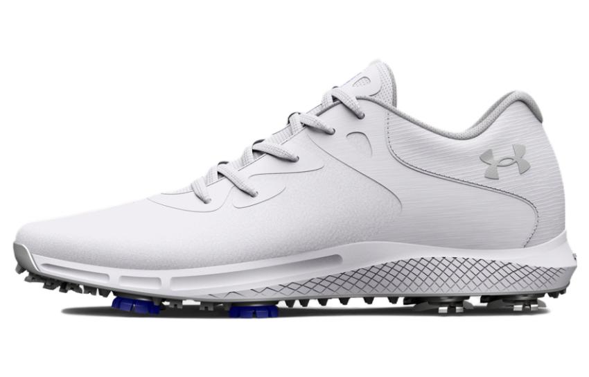 (Women) Under Armour Charged Breathe 2 Golf 'White Metallic Silver' 3026406-100