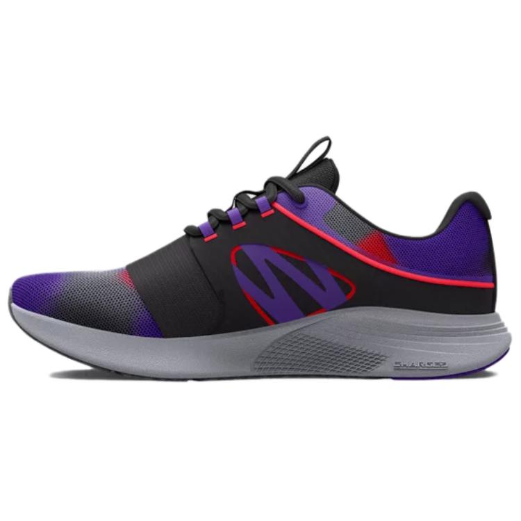 (Women) Under Armour Charged Breathe 'Black Purple' 3025968-100