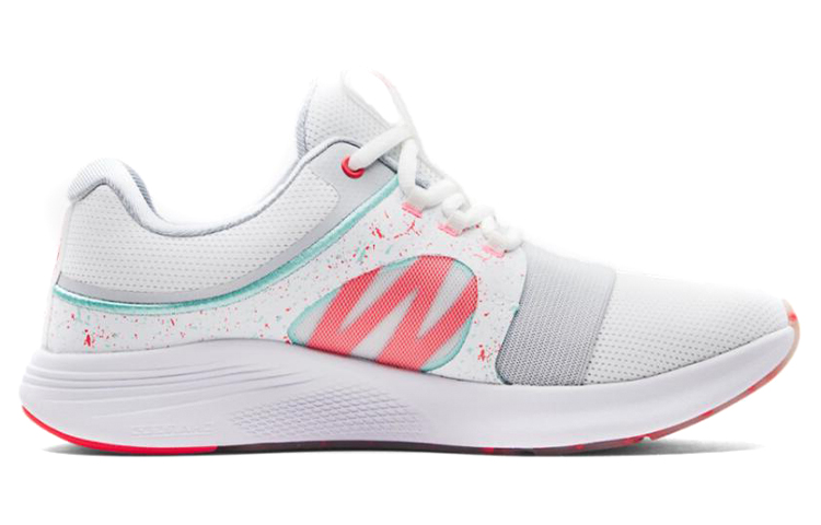 (W) UA Charged Breathe Bliss Running Shoes White/Pink 圖 2