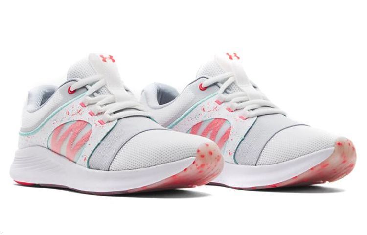(W) UA Charged Breathe Bliss Running Shoes White/Pink 圖 4