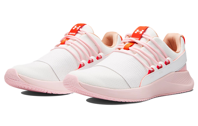 Lookbook (W) 언더아머 차지드 브리스 레이스 운동화 (핑크/화이트) 3022584-106