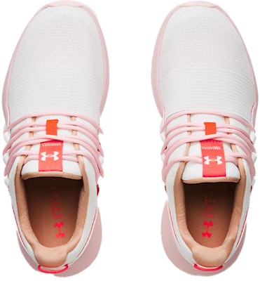 (W) 언더아머 차지드 브리스 레이스 운동화 (핑크/화이트) 3022584-106 Shop (W) 언더아머 차지드 브리스 레이스 운동화 (핑크/화이트) 3022584-106