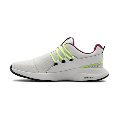 (W) UA Charged Breathe Lace Sports Shoes White