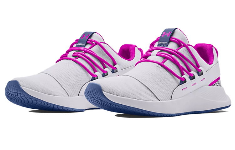 Lookbook (W) 언더아머 차지드 브리즈 레이스 '화이트 퍼플' 3022584-108