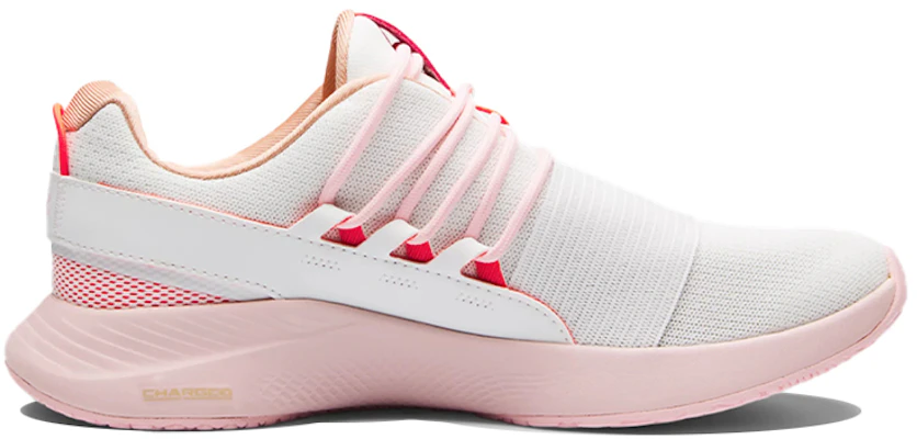 (W) Under Armour Charged Breathe Lace Sportschoenen Roze/Wit 3022584-106 Order (W) Under Armour Charged Breathe Lace Sportschoenen Roze/Wit 3022584-106