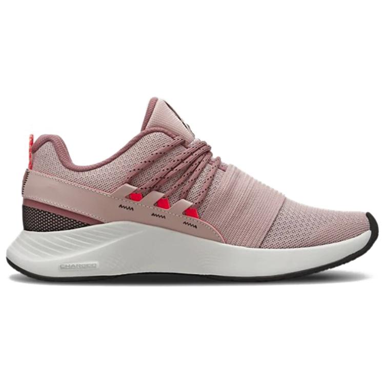 (W) UA Charged Breathe Running Shoes Pink/Red 圖 2