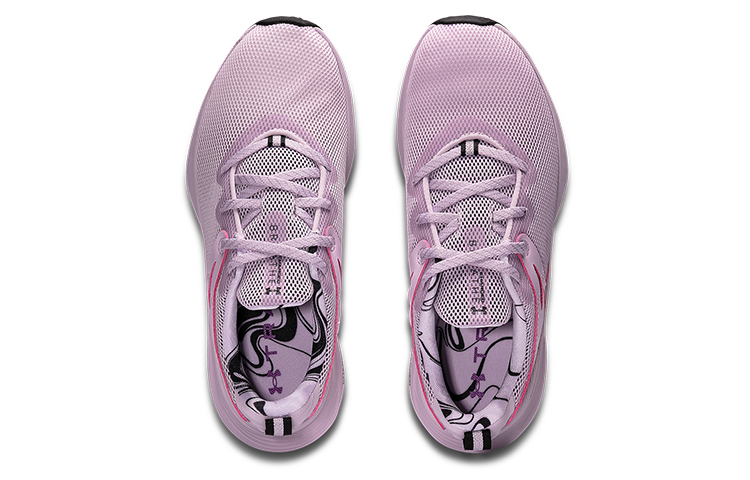 Shop (W) Under Armour Charged Breathe Trainer 2 Lux Sportschoenen Paars 3023597-500