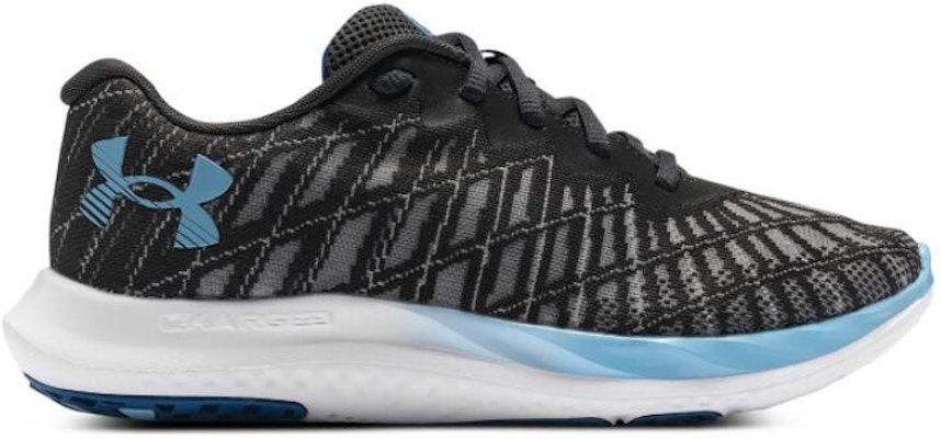 (W) Under Armour Charged Breeze 2 'Hitam Biru' 3026142-102 Order (W) Under Armour Charged Breeze 2 'Hitam Biru' 3026142-102