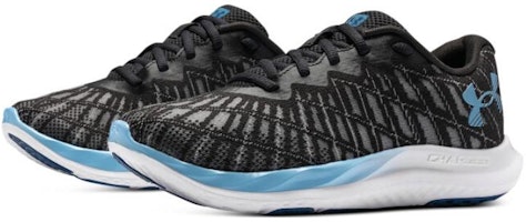 (W) Under Armour Charged Breeze 2 'Hitam Biru' 3026142-102 Lookbook (W) Under Armour Charged Breeze 2 'Hitam Biru' 3026142-102