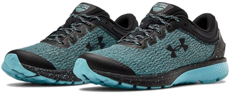 (W) Under Armour Charged Escape 3 'Hitam Biru' Sneakers 3021966-004 Order (W) Under Armour Charged Escape 3 'Hitam Biru' Sneakers 3021966-004
