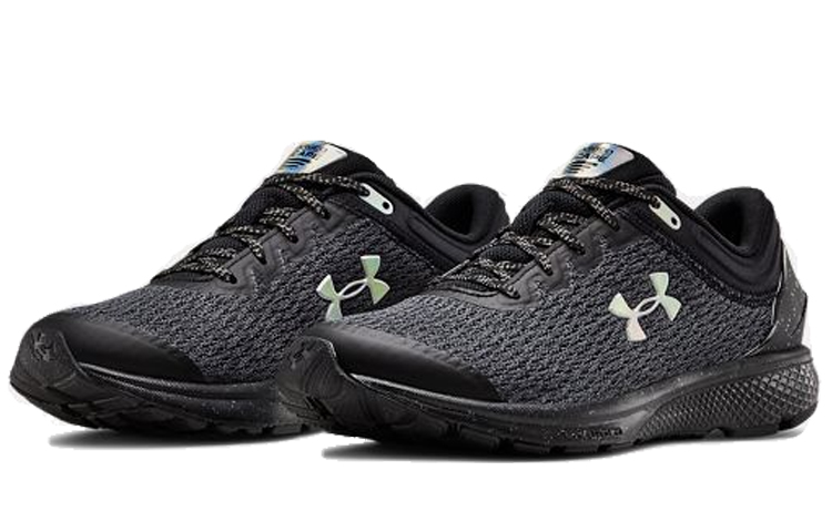 (W) UA Charged Escape 3 Sports Shoes Black 圖 3