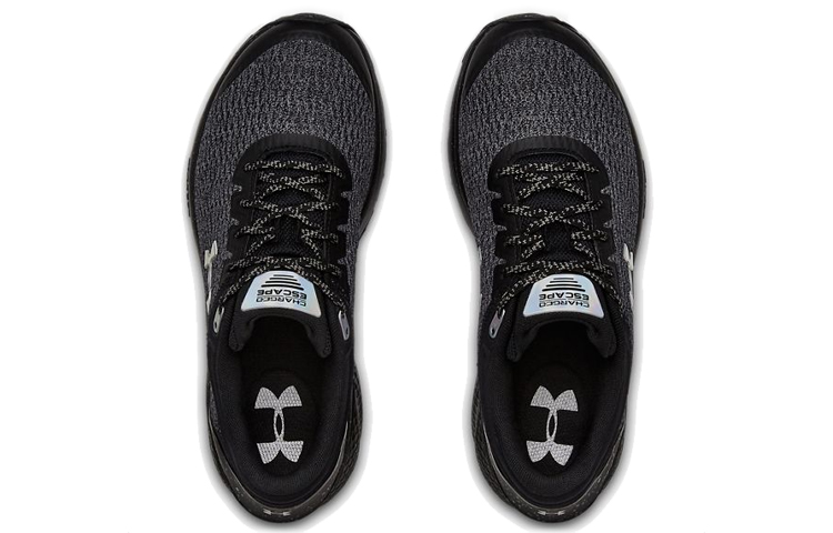 (W) UA Charged Escape 3 Sports Shoes Black 圖 4