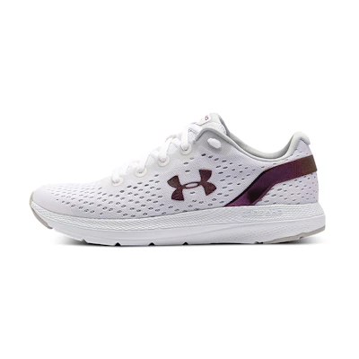 (W) UA Charged Impulse Shft Sports Shoes White/Purple