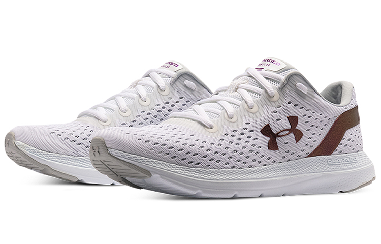 (W) UA Charged Impulse Shft Sports Shoes White/Purple 圖 3
