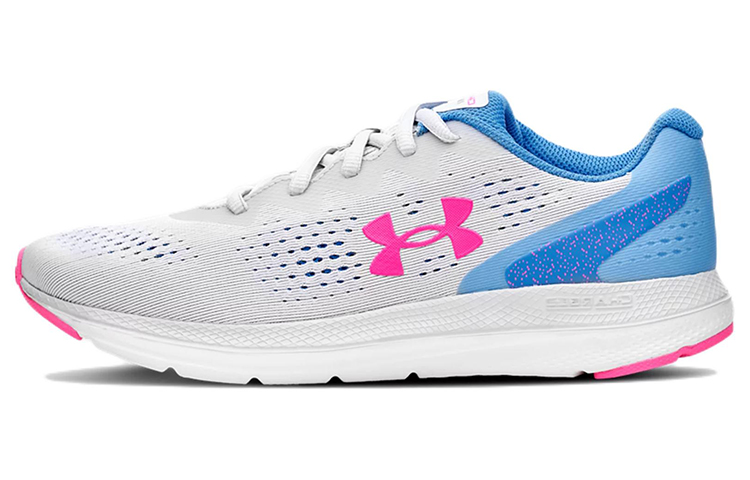 (Women) Under Armour Charged Impulse 2 'Grey Blue Pink' 3024141-105