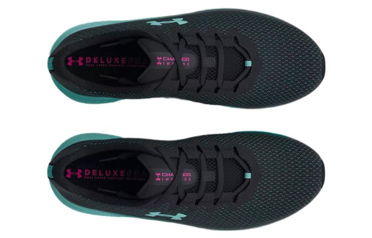 Shop (W) UAチャージドインパルス3 ネイビー/ダークティールグリーン 3025427-003