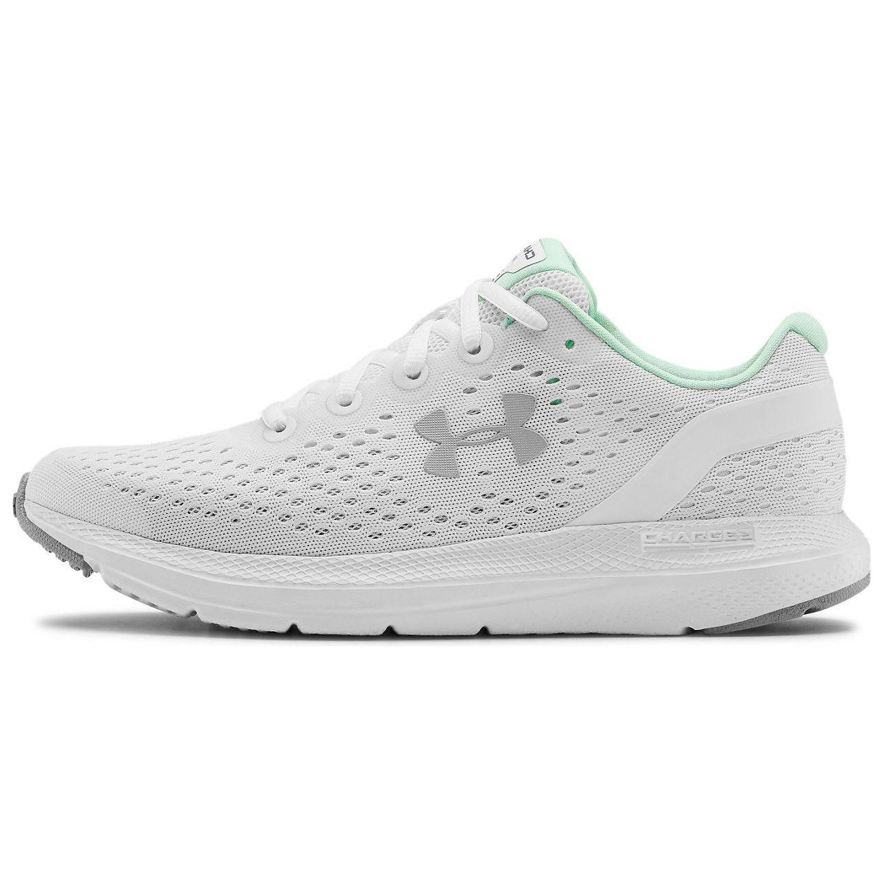 (Women) Under Armour Charged Impulse 'White Green' 3021967-103