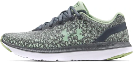 (Women) Under Armour Charged Impulse Knit 'Breathable Comfort Green Low-Top Running' 3022603-104 (Women) Under Armour Charged Impulse Knit 'Breathable Comfort Green Low-Top Running' 3022603-104