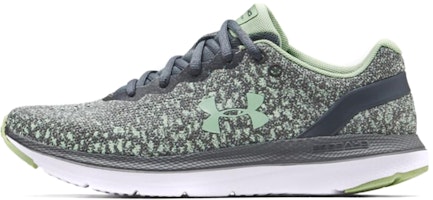 (Women) Under Armour Charged Impulse Knit 'Breathable Comfort Green Low-Top Running' 3022603-104 (Women) Under Armour Charged Impulse Knit 'Breathable Comfort Green Low-Top Running' 3022603-104