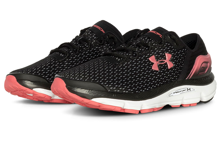 Lookbook (W) Under Armour Charged Intake 2 'Hitam Merah Muda' 3020907-001