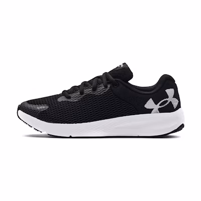 (W) UA Charged Pursuit 2 Big Logo 'Black Jet Grey'