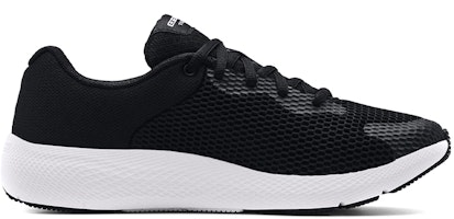 (W) Under Armour Charged Pursuit 2 Logo Besar 'Hitam Jet Abu' 3024143-002 Order (W) Under Armour Charged Pursuit 2 Logo Besar 'Hitam Jet Abu' 3024143-002