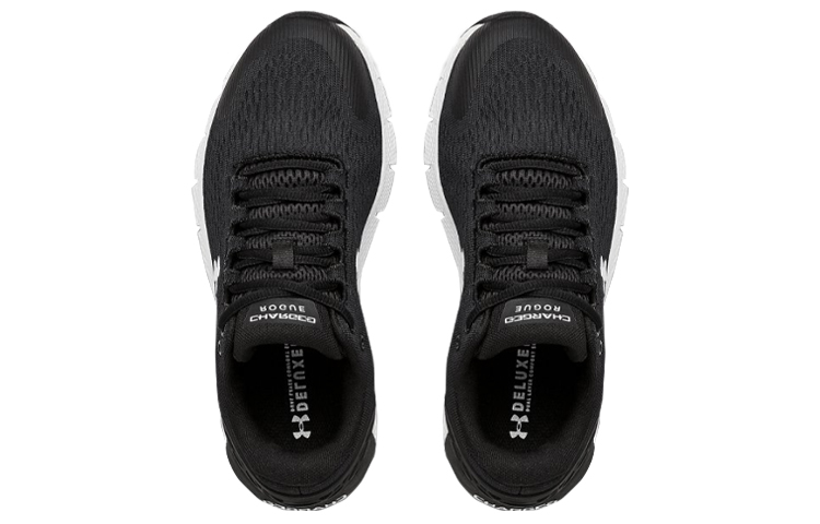 (W) UA Charged Rogue 2 Sports Shoes Black/White 圖 3