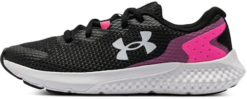 (Women) Under Armour Charged Rogue 3 'Black Pink Punk' 3024888-004 (Women) Under Armour Charged Rogue 3 'Black Pink Punk' 3024888-004