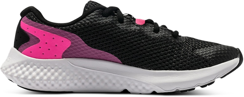 (W) Under Armour Charged Rogue 3 'Hitam Pink Punk' 3024888-004 Order (W) Under Armour Charged Rogue 3 'Hitam Pink Punk' 3024888-004