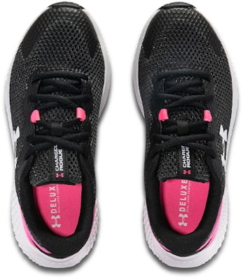 (W) Under Armour Charged Rogue 3 'Hitam Pink Punk' 3024888-004 Shop (W) Under Armour Charged Rogue 3 'Hitam Pink Punk' 3024888-004