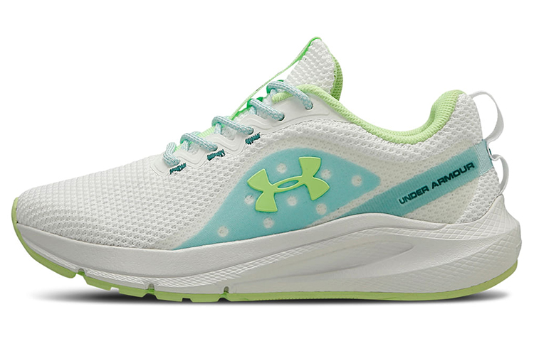 (Women) Under Armour Charged Surpass Low 'White Green' 3025307-100