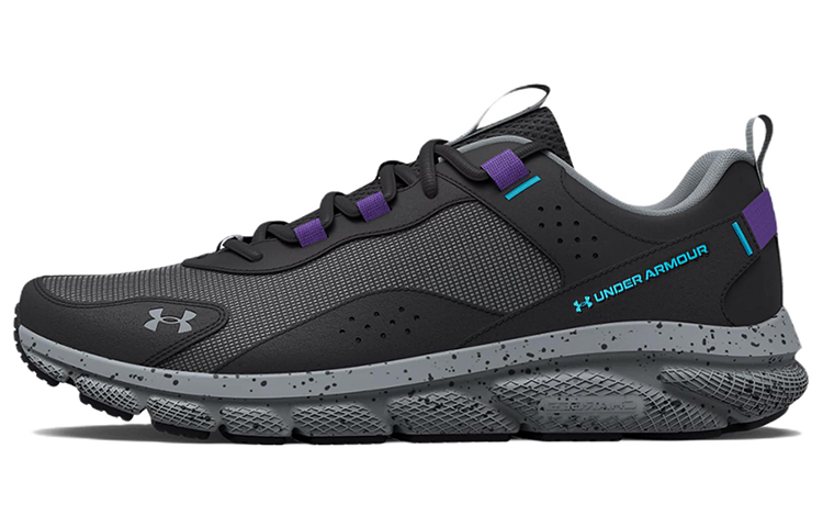 (Women) Under Armour Charged Verssert 'Black Purple Speckle' 3025751-102