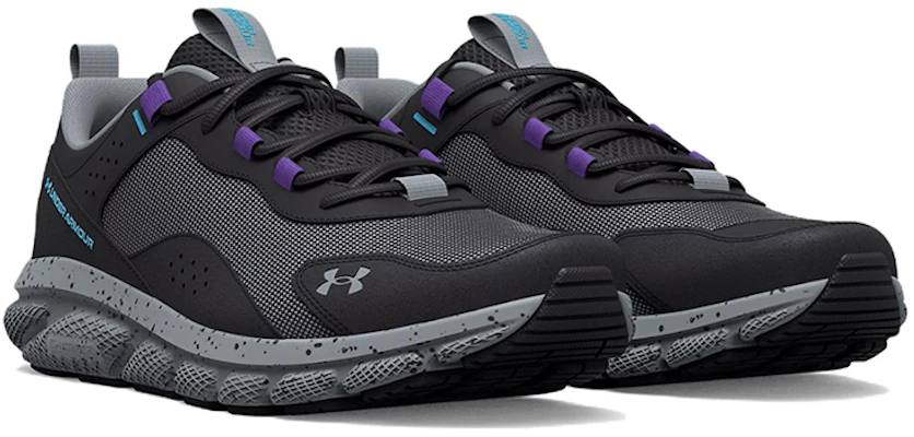 (W) Under Armour Charged Verssert ''Zwart Paars Spikkel'' 3025751-102 Lookbook (W) Under Armour Charged Verssert ''Zwart Paars Spikkel'' 3025751-102