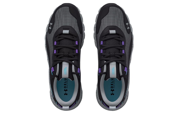 Shop (W) Under Armour Charged Verssert ''Zwart Paars Spikkel'' 3025751-102