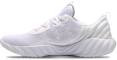 (Women) Under Armour Charged Will Running Shoes White 3022039-104 (Women) Under Armour Charged Will Running Shoes White 3022039-104