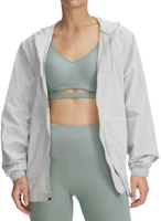 (Women) Under Armour Cinch Waist Stylish Comfortable Grey Jacket 1389502-377 (Women) Under Armour Cinch Waist Stylish Comfortable Grey Jacket 1389502-377