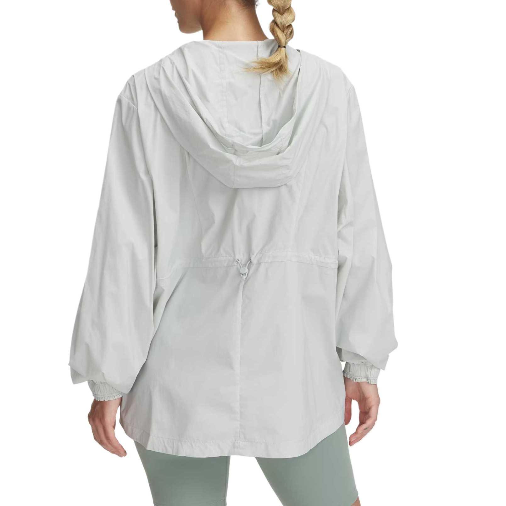 Lookbook (Women) Under Armour Cinch Waist Stylish Comfortable Grey Jacket 1389502-377