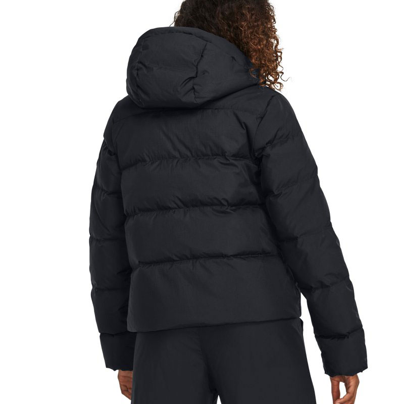(Women) Under Armour ColdGear® Infrared Short Puffer Jacket  Black Warm Hoodie 1378861-001 圖 5