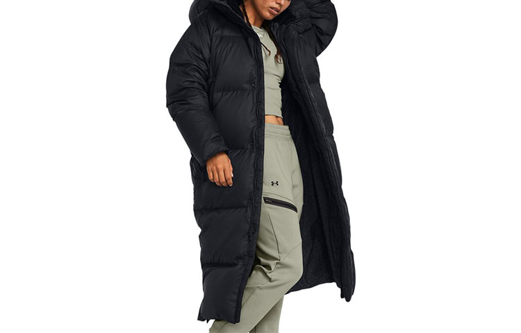 Order (Women) Under Armour ColdGear Infrared Long Training Down Jacket Women Black. 1378857-001