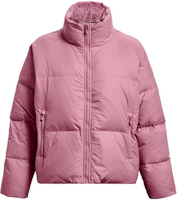 (Women) Under Armour ColdGear Infrared Pink Down Puffer Jacket 1378858-697 (Women) Under Armour ColdGear Infrared Pink Down Puffer Jacket 1378858-697
