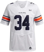 (Women) Under Armour Collegiate HeatGear Twill Loose Fit White Football Jersey Men 6006157-860 (Women) Under Armour Collegiate HeatGear Twill Loose Fit White Football Jersey Men 6006157-860
