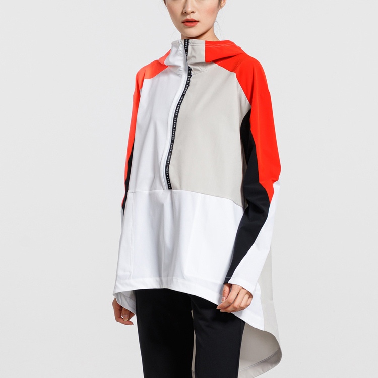 (Women) Under Armour Colorblock Irregular Zip-Up Hoodie Jacket - White 1317852-100 圖 4